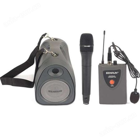 SENRUN EP-360R/USB/U2遥控液晶显示无线扩音机喊话器演讲音响